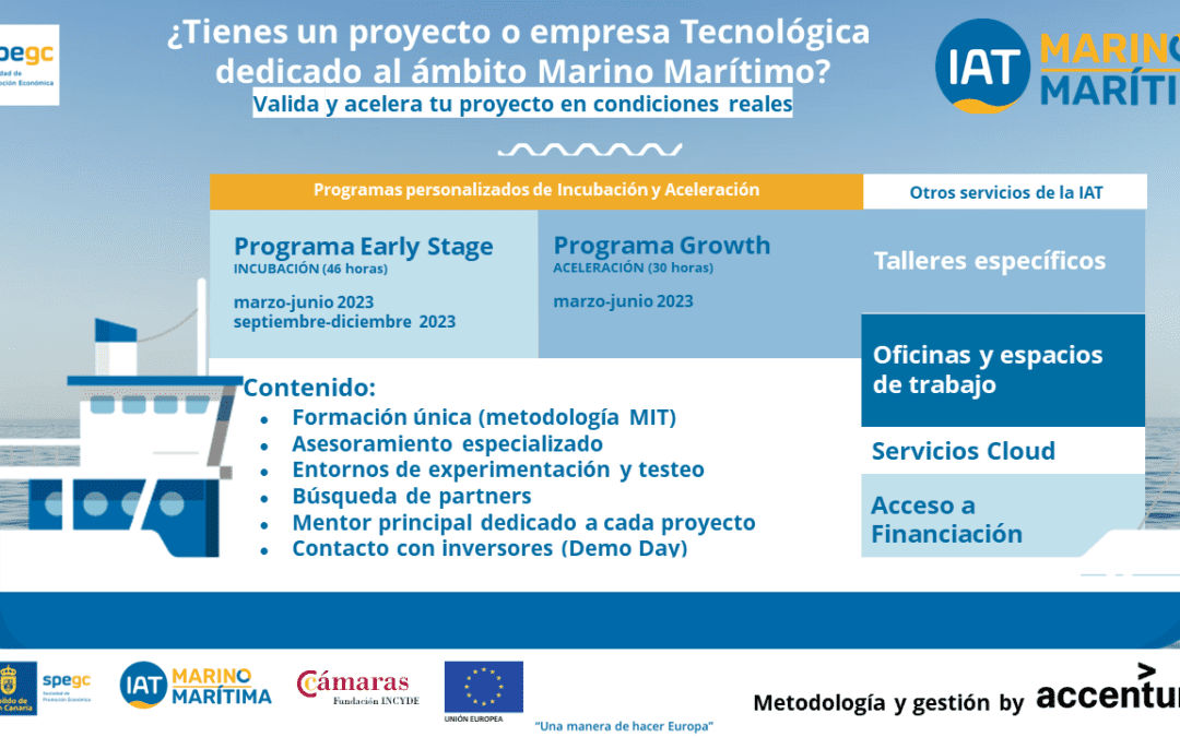Arranca la primera aceleradora de proyectos de IA y datos centrada en el entorno marino-marítimo.
